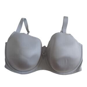 Torrid Curve Bra 42G Padded Underwire‎ T-Shirt Comfort Gray Solid